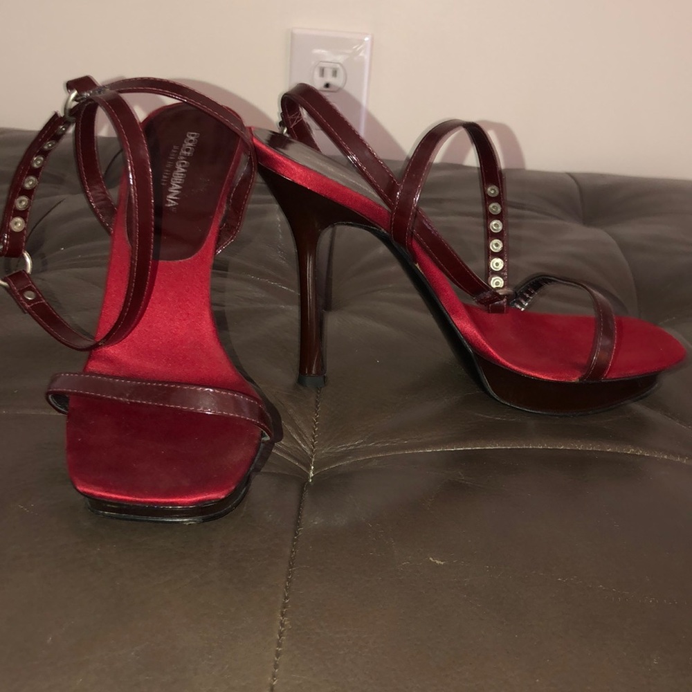 Dolce and Gabbana red heels